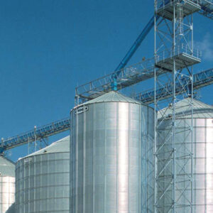 silo à grain commercial de brock